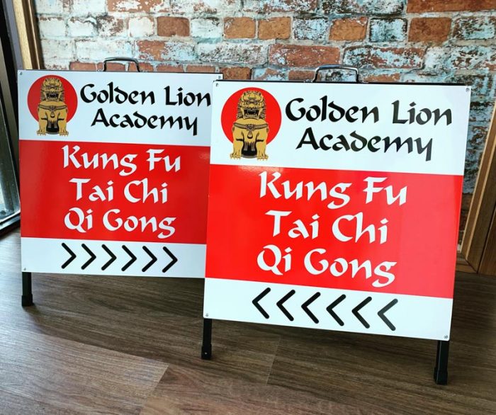 Golden Lion Academy A Frame