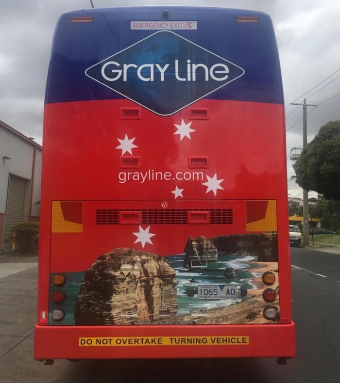 Grayline Bus Signage